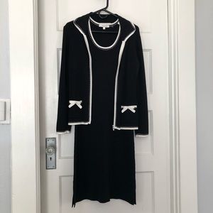 Women’s dress and matching sweater